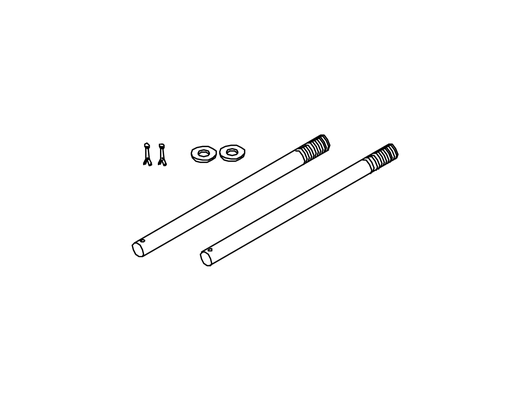 [112115ET1W] Achse Hinterrad