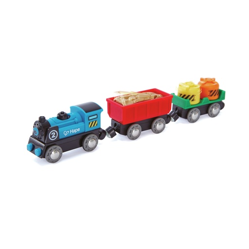[103539] Eisenbahn Güterzug mit Batterieantrieb