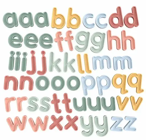 [106315] Silikon Alphabet Set - Kleinbuchstaben