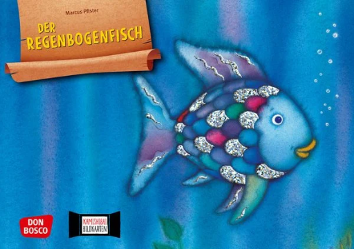 [51549] Der Regenbogenfisch, m. schillernden Schuppen. Kamishibai Bildkartenset
