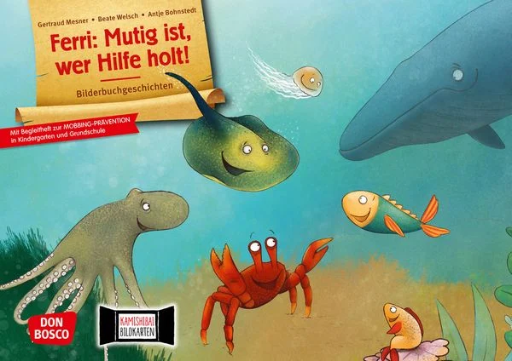 [51765] Ferri: Mutig ist, wer Hilfe holt! Kamishibai Bildkartenset