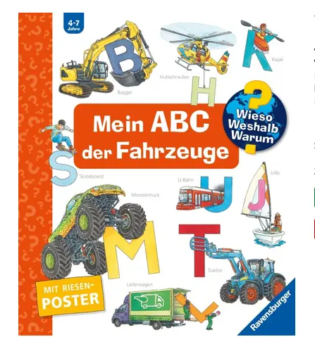 [978-3-473-60093-9] Wieso? Weshalb? Warum? Sonderband - Mein ABC der Fahrzeuge